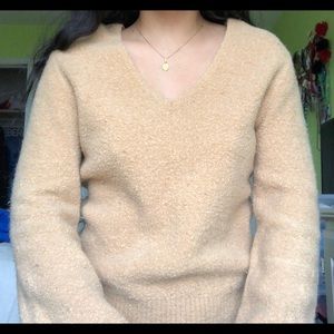 Express beige sweater